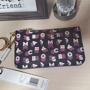 Marc Jacobs logo key chain wallet